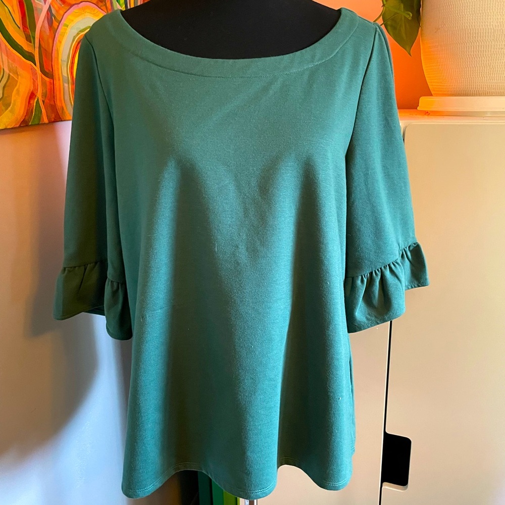 ModCloth Tulip Sleeve Back Bow Top